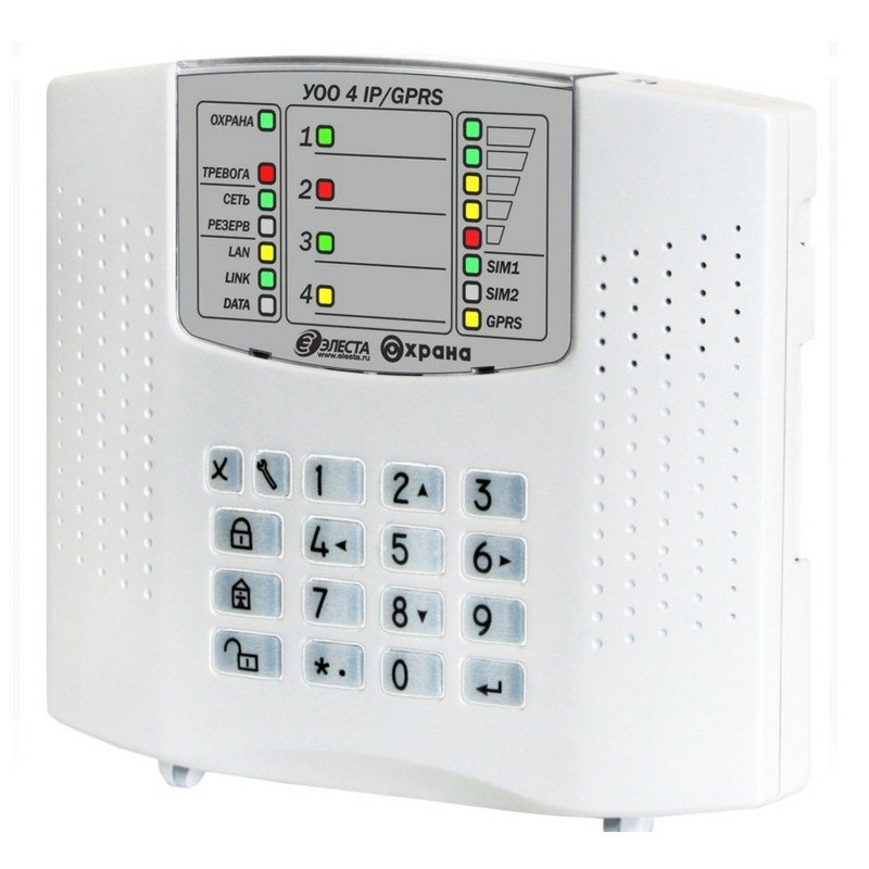 Охранная сигнализация с модулем GSM оповещения в виде СМС и дозвона