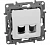 Розетка Legrand ETIKA RJ11+RJ45 белая 672252