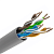 Кабель U/UTP кат.5E 4х2х24AWG solid, LSZH, нг(A)-HF серый 305м LC1-C5E04-121-T-R