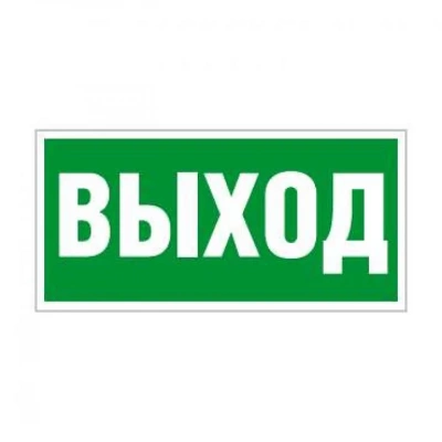 Пиктограмма ПЭУ 010 Выход (210х105)