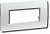 Рамка 4 модуля DKC Brava 75011W, белая