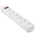 Сетевой фильтр DEXP Standard 630W белый 3м (6 розеток)