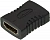 Адаптер аудио-видео HDMI (f) - HDMI (f), черный