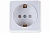 Розетка с заземлением со шторками IEK ERO14-K01-16-DC 16А